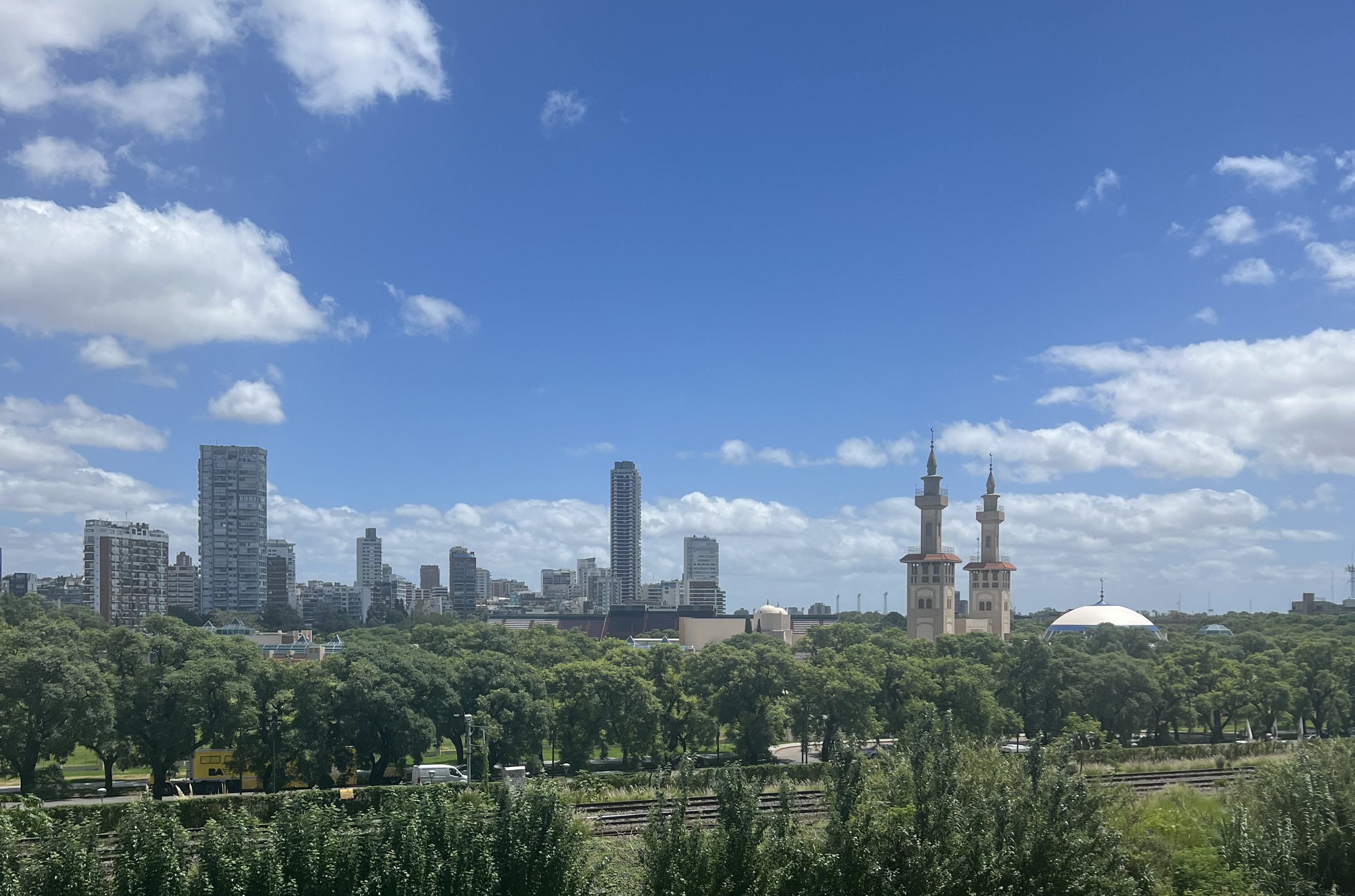 View of Nuevo Palermo neighborhood in Buenos Aires.