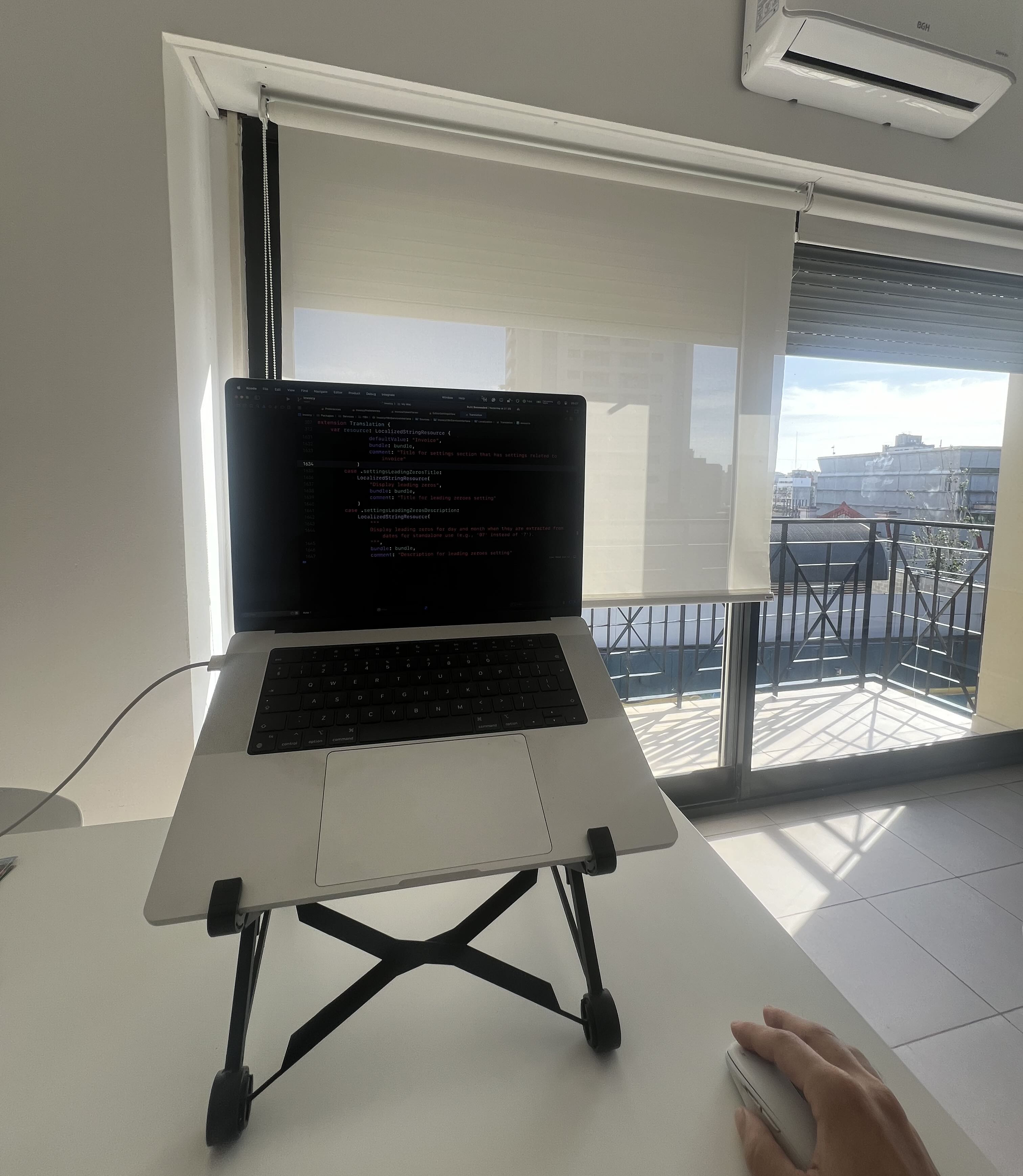 View from my workspace in Balvanera, Buenos Aires